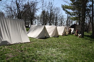 Campers ready for a weekend in the fresh air